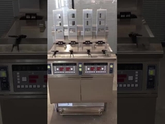 OFE-H413 CE сертифицированная электрическая открытая глубокая фритюрная машина с насосом для автоматического подъема масла