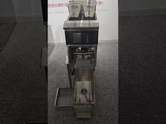 OFE-213L чипсы электрический фритюрник две горшки две корзины с системой фильтрации масла