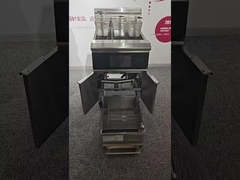 OFE-239L электрический два горшка 3 корзины сенсорный экран панель с системой фильтрации масла фритюр