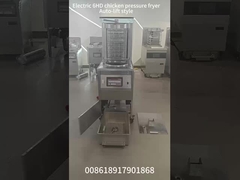 6HD Электрический 12KW 380V 28L 6 Fry Tray Большая производительность Круглый Broaster Куриный фритюр