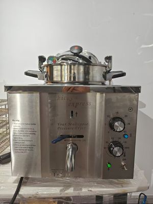 Механическая панель 16L 3KW 220V/110V Куриный экспресс Столовый верхний давление фритюр