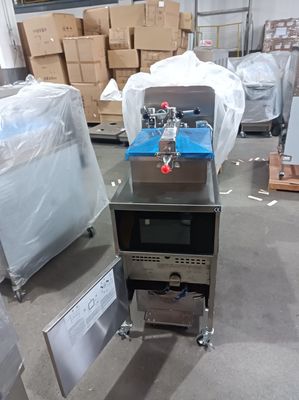 PFE-1000 умная сенсорная панель электрический вертикальный куриный пекарня под давлением фритюр с фильтрацией