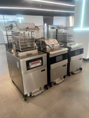 PFE-5910 8HD Электрический 17KW 380V 55L 5 Fry Tray Большая производительность Broaster Куриный фритюр под давлением
