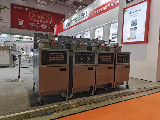 Электрическая цифровая панель 380V/220V Куриная фритюрка под давлением без системы фильтра масла