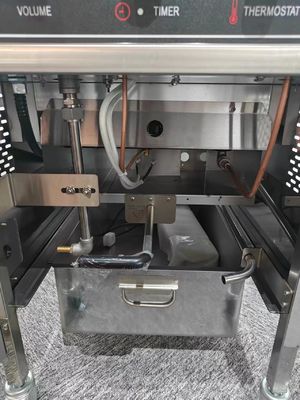 Механическая панель 304 SUS Газовое отопление Куриная фритюрка под давлением без фильтрации масла