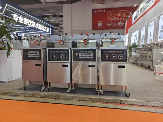 Вычислить панель газового отопления 4HD Брус Frying Machine Куриный фритюр под давлением