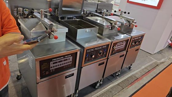 Вычислить панель газового отопления 4HD Брус Frying Machine Куриный фритюр под давлением