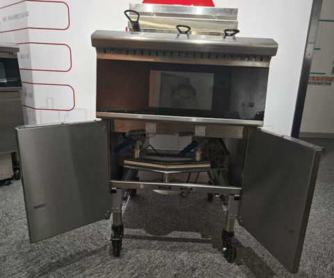 Умная сенсорная панель 21.4KW 380V с сертификацией CE с фильтрацией масла Электрический открытый глубокий фритюр