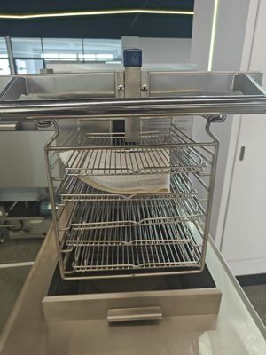 8HD Электрическая смарт сенсорная панель 55L 5 Fry Tray Большая производительность 17KW Открытый глубокий фритюр