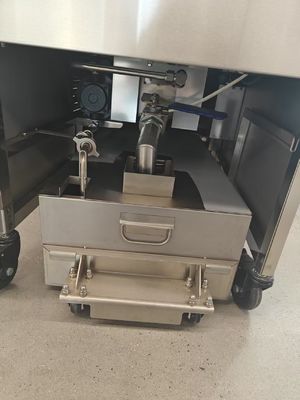 304SUS 17KW 380V Цифровая компьютерная панель Фритюрная партия Промышленная 8HD Электрическая открытая глубокая фритюрная машина