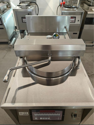 6HD Электрический 12КВ 380В 28L 6 Fry Tray Большая производительность Круглый Автоподъемник Печенье под давлением