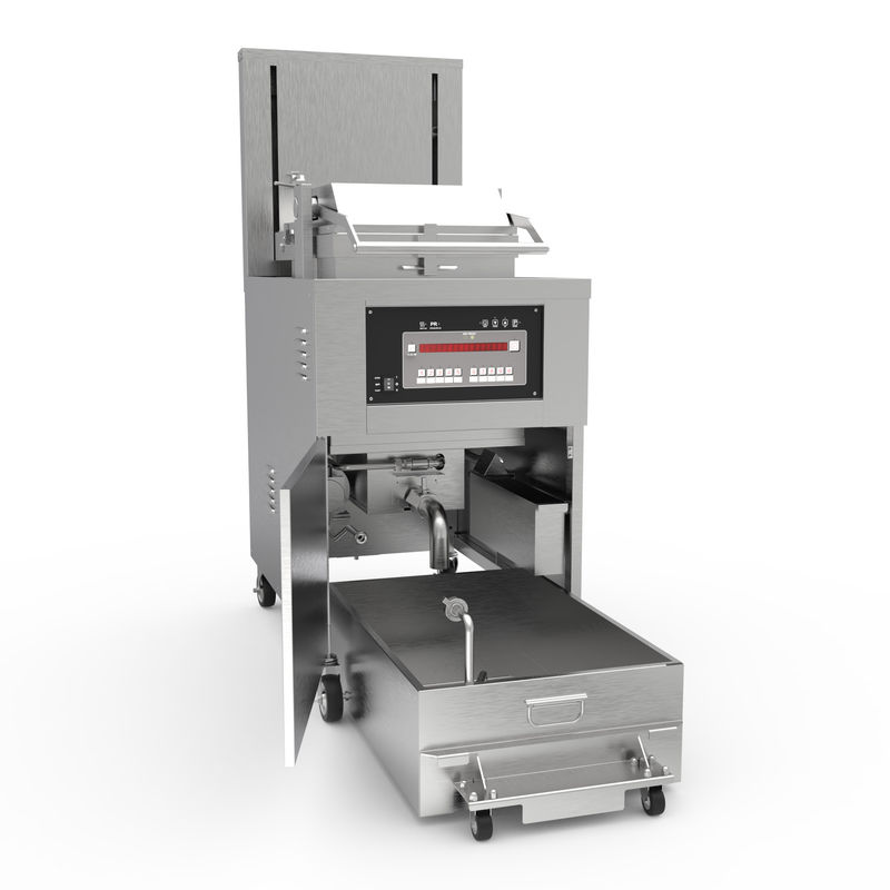 PFE-5910 8HD Электрический 17KW 380V 55L 5 Fry Tray Большая производительность Broaster Куриный фритюр под давлением