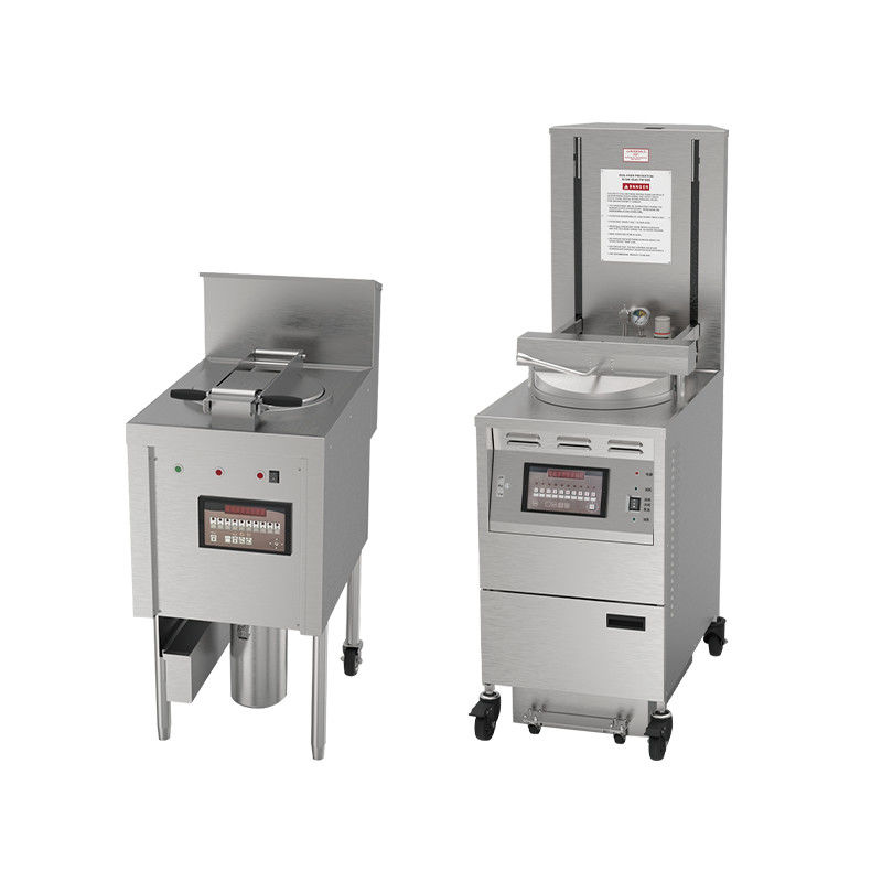 6HD Электрический 12KW 380V 28L 6 Fry Tray Большая производительность Круглый Broaster Куриный фритюр