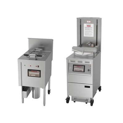 6HD Электрический 12KW 380V 28L 6 Fry Tray Большая производительность Круглый Broaster Куриный фритюр